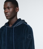 Moncler - Hooded velour sweatshirt