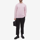 Comme des Garçons Homme Plus Men's Brushed Mohair Crew Knit in Pink