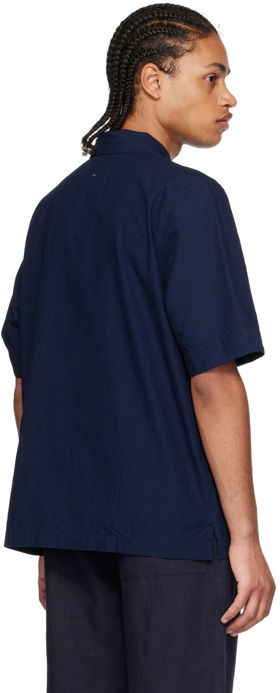 MHL by Margaret Howell Navy Organic Cotton Polo MHL by