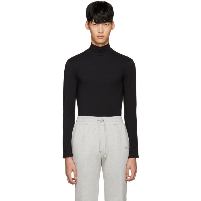 Vetements SSENSE Exclusive Black Mock Neck T-Shirt
