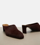 Khaite Colt calf hair mules
