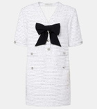 Alessandra Rich Sequined tweed minidress