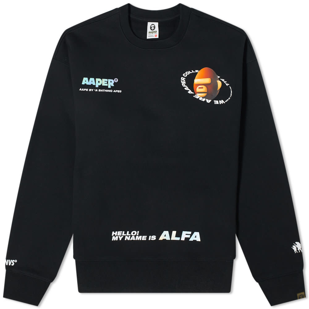 AAPE Aaper Alfa Crew Sweat