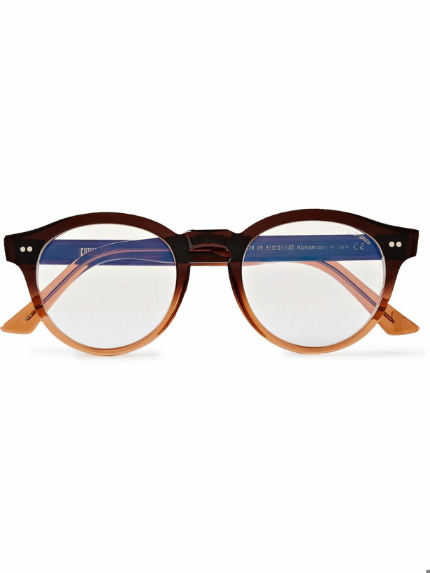 Photo: Cutler and Gross - 1378 Round-Frame Acetate Blue Light-Blocking Optical Glasses