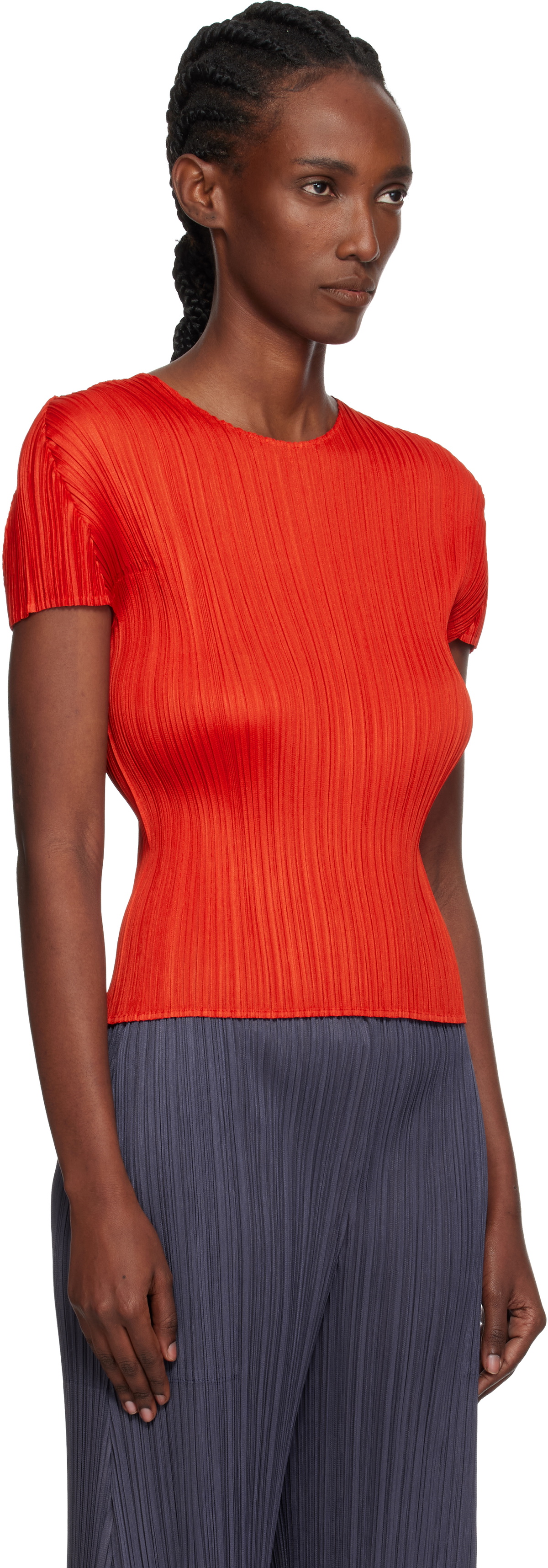 PLEATS PLEASE ISSEY MIYAKE Red Monthly Colors July T-shirt