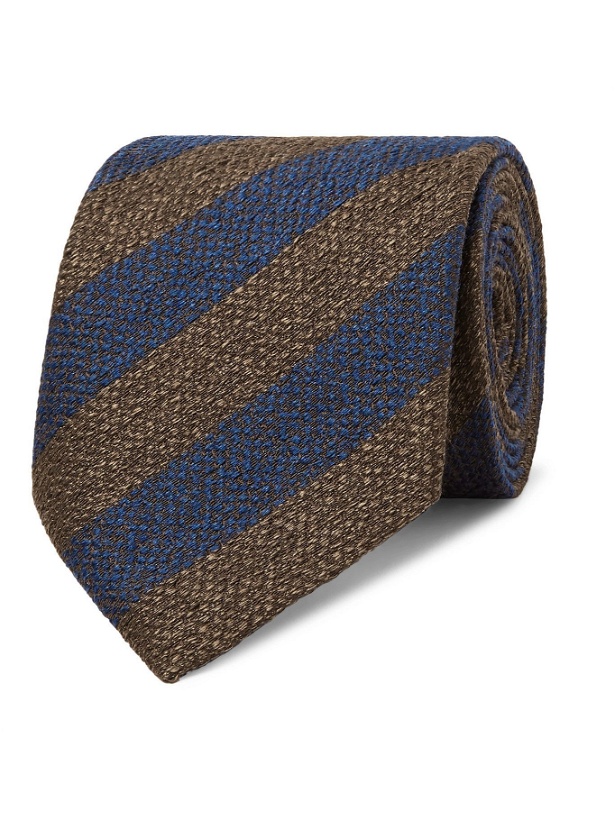 Photo: Charvet - 7.5cm Striped Silk Tie