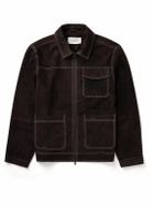 Oliver Spencer - Suede Jacket - Brown