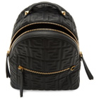 Fendi Black Mini Forever Fendi Backpack
