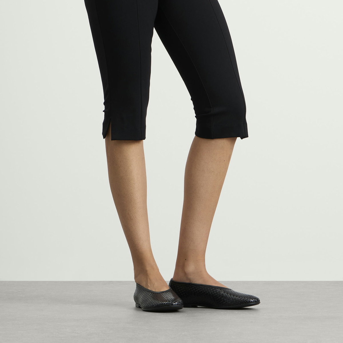 Vagabond Shoemakers Women's Vagabond Aleya Braided Leather Ballet in Black