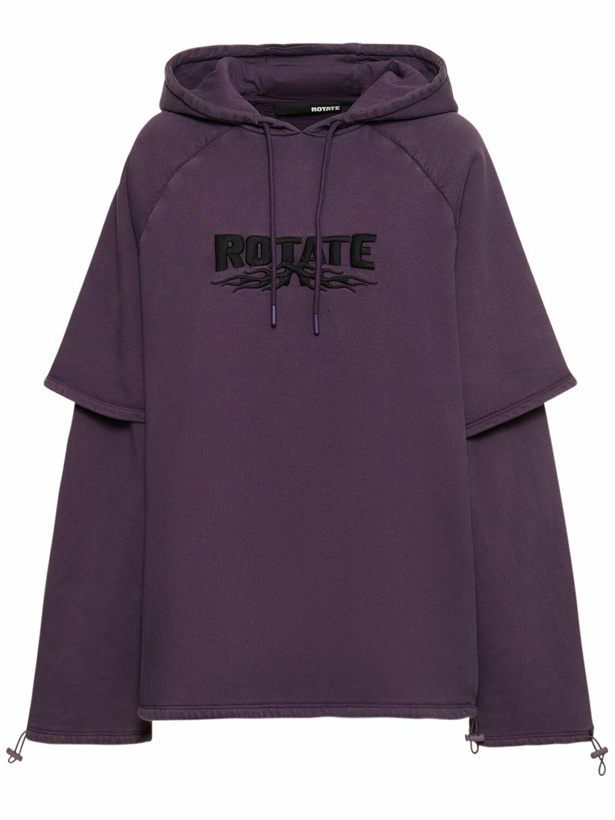 Photo: ROTATE - Enzyme Cotton Sweatshirt Hoodie