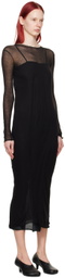 Gabriela Coll Garments SSENSE Exclusive Black No.212 Maxi Dress
