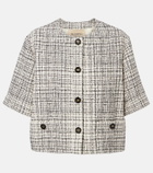 Valentino Cotton-blend tweed jacket