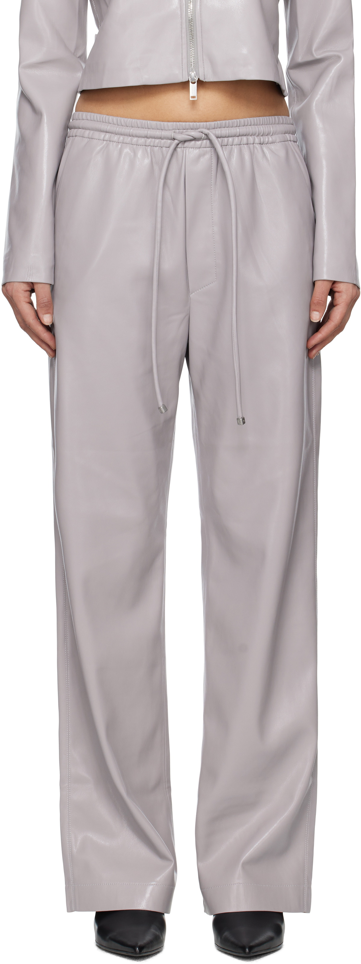 Nanushka Gray Calie Trousers