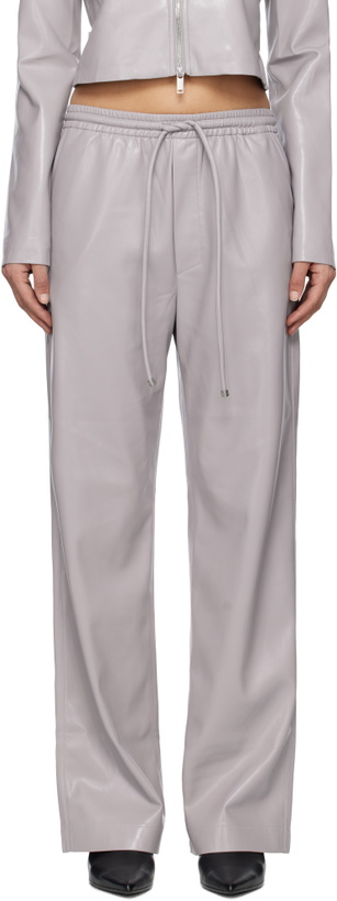 Photo: Nanushka Gray Calie Trousers