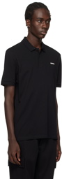 Hugo Black Bonded Polo