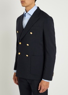 Paul Smith Woven Tailored Trousers Navy