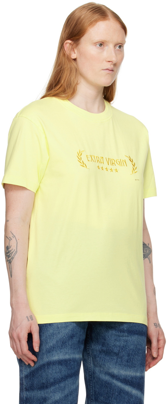 EYTYS Yellow Leon 'Extra Virgin' T-Shirt