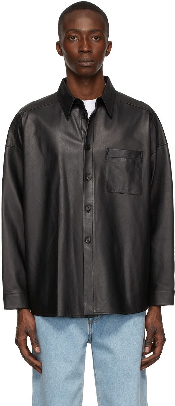 Photo: Marni Black Soft Leather Jacket