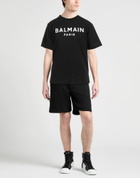 Balmain Mens T-shirt in Black