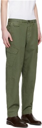 PS by Paul Smith Green Flap Pocket Cargo Pants
