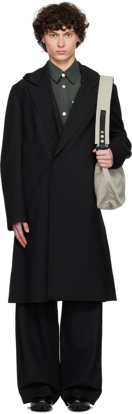 Photo: pet-tree-kor Black Gesture Hood Coat