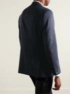 Canali - Kei Slim-Fit Wool-Blend Tweed Blazer - Blue