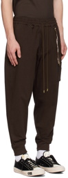 MASTERMIND WORLD Brown Embroidered Trousers