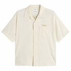 Visvim Men's Copa Silk Short Sleeve Shirt in Ivory