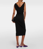 Velvet Fifi jersey midi dress