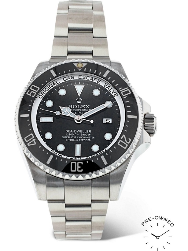 Photo: ROLEX - Pre-Owned 2011 Deepsea Sea-Dweller Automatic 44mm Oystersteel Watch, Ref. No. 116660