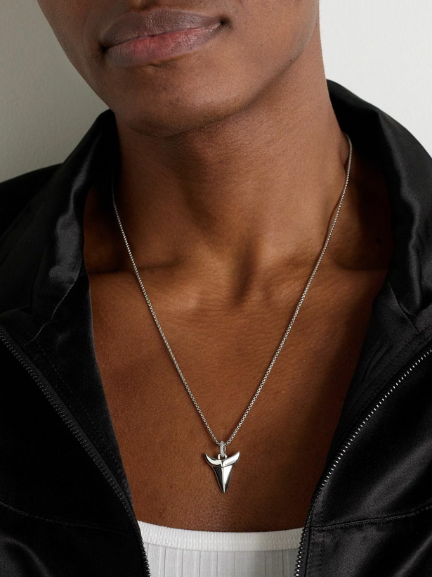 Photo: John Hardy - Sterling Silver Diamond Pendant Necklace