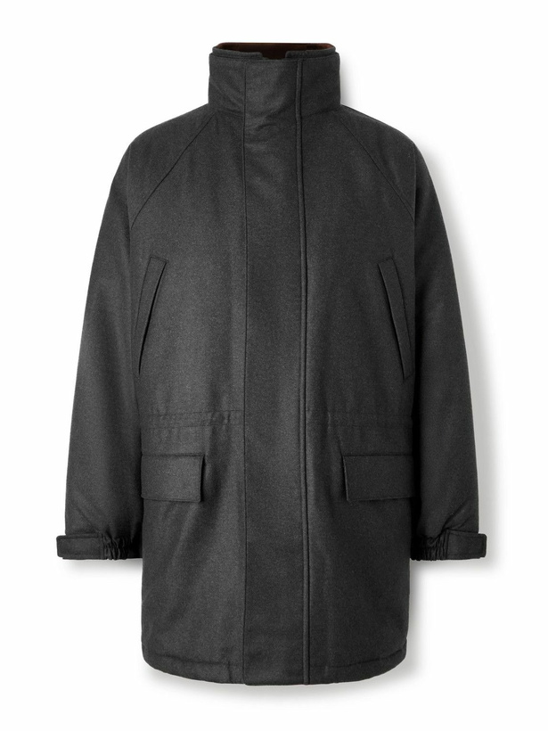 Photo: Auralee - Oversized Padded Wool Coat - Black