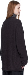 YOHJI YAMAMOTO Gray Gradation Round Neck Sweater