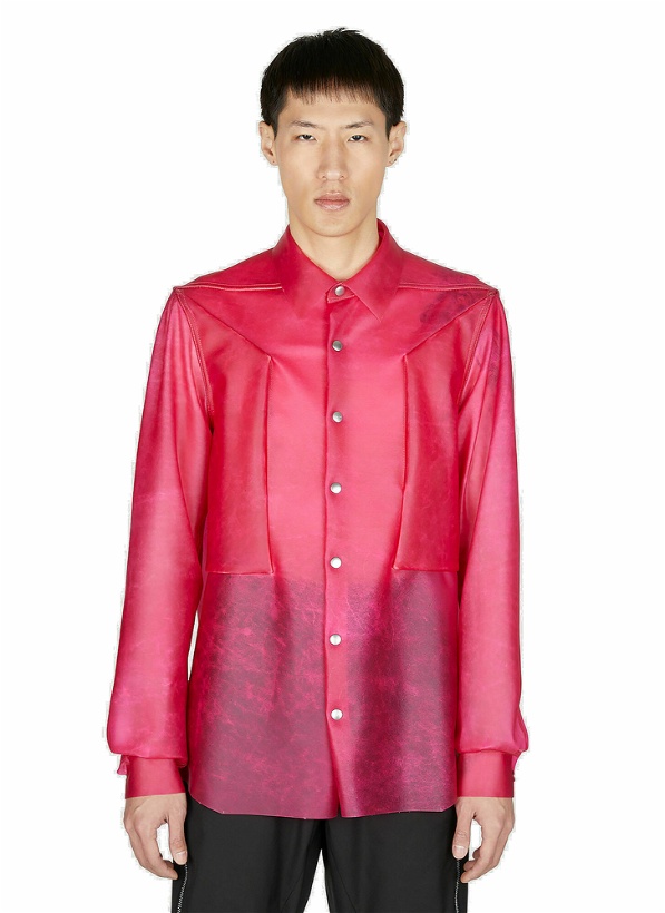 Photo: Rick Owens - Leather Fogpocket Jacket in Pink