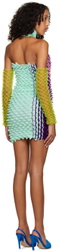 Chet Lo Blue Prism Minidress