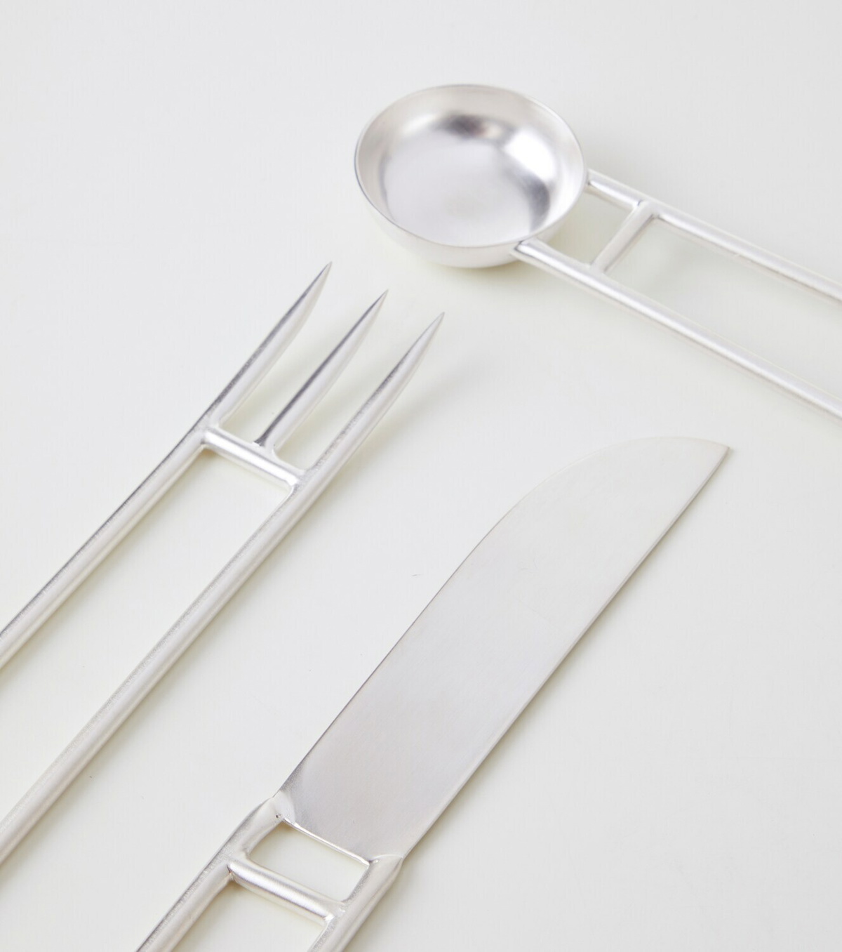 Natalia Criado Artefacto silver-plated 3-piece cutlery set