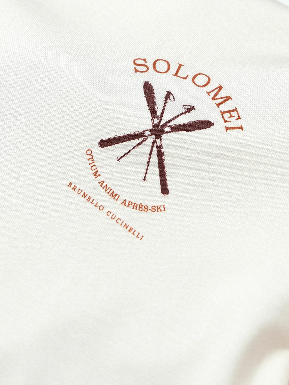 Brunello Cucinelli - Logo-Print Stretch-Silk Ski Base Layer
