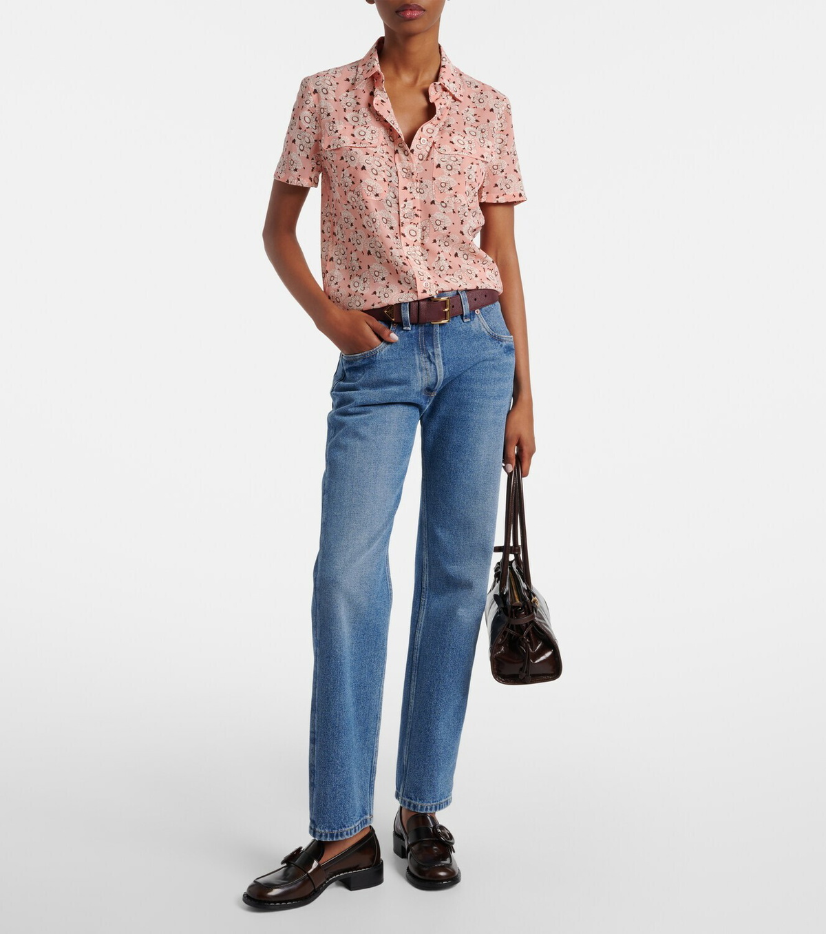 Prada Low-rise straight jeans
