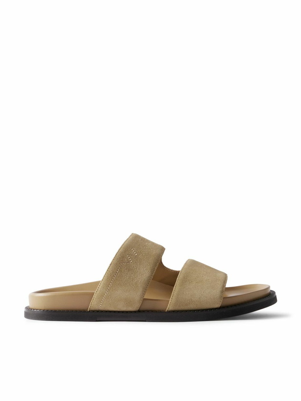 Photo: J.M. Weston - Suede Sandals - Neutrals