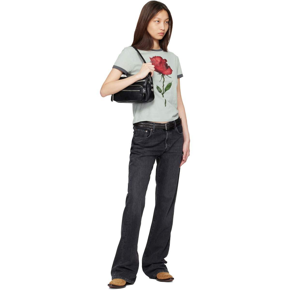 Acne Studios Black Regular Fit 2009F Jeans