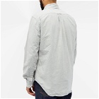 Gitman Vintage Men's Button Down Brush Oxford Shirt in Grey