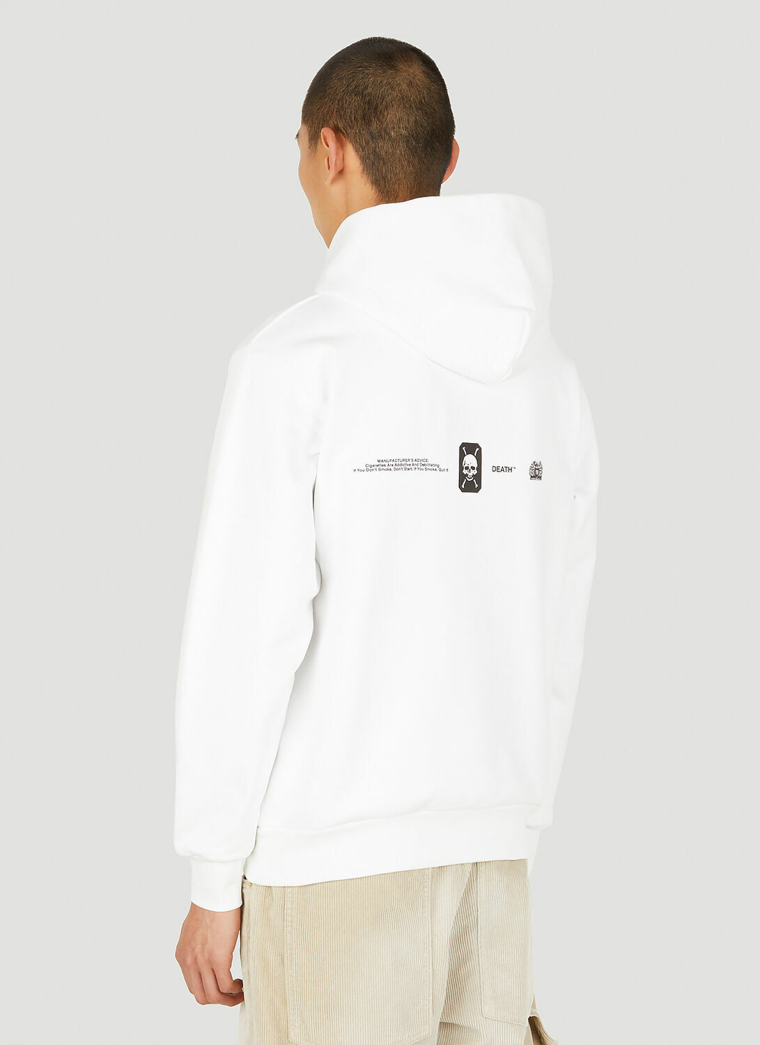 Death Cigarettes Louvre Hooded Sweatshirt