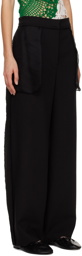 The Row Black Claudiu Trousers