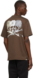 mastermind WORLD Brown Cotton T-Shirt