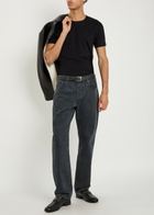 Tom Ford Perforated Cotton T-shirt Black