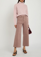 Paige Viviana Roll-neck Knit Jumper Pink