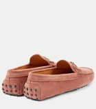 Tod's T-Ring suede loafers