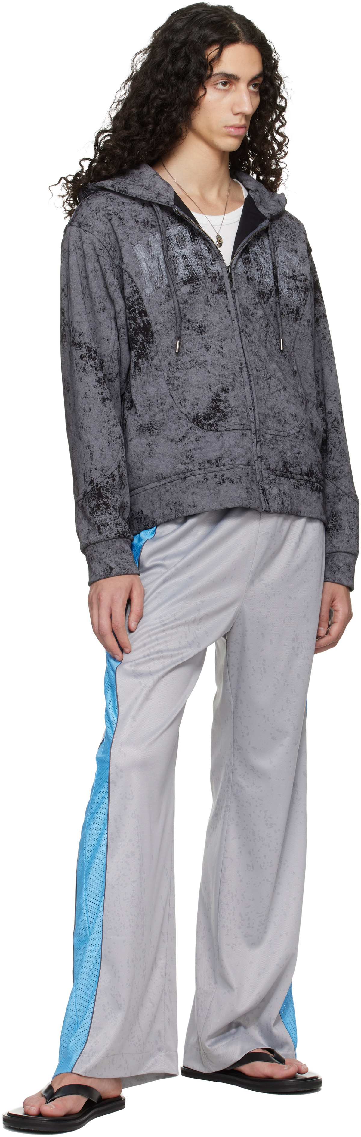 Serapis Gray Football Track Pants
