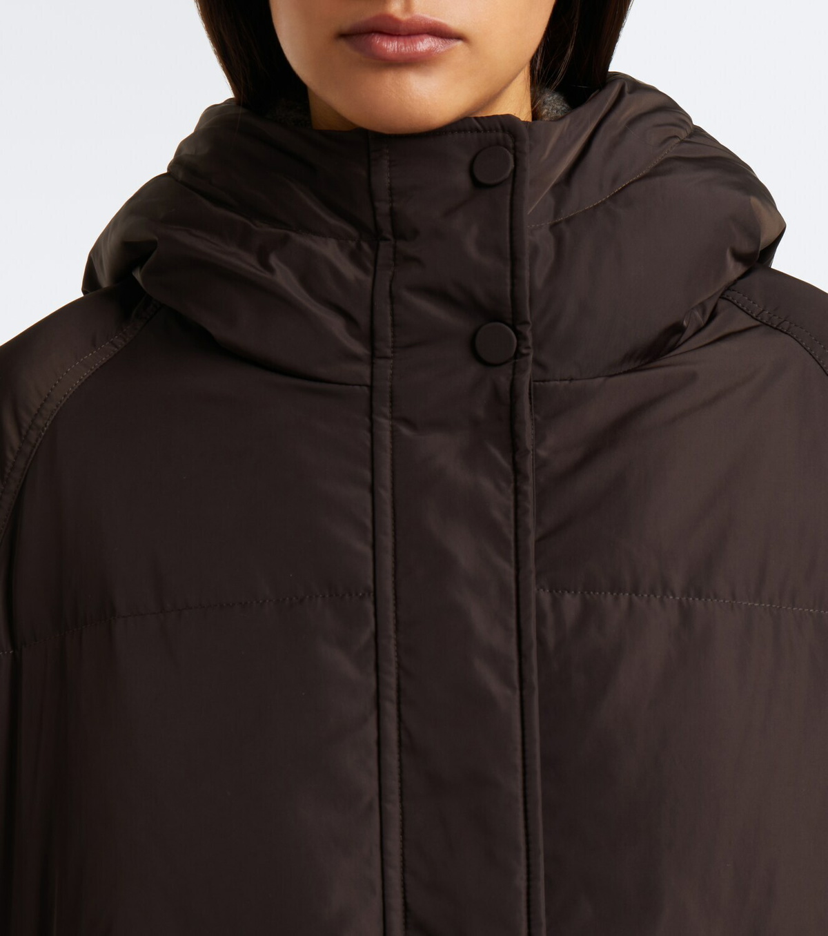 Yves Salomon Shearling-trimmed down coat