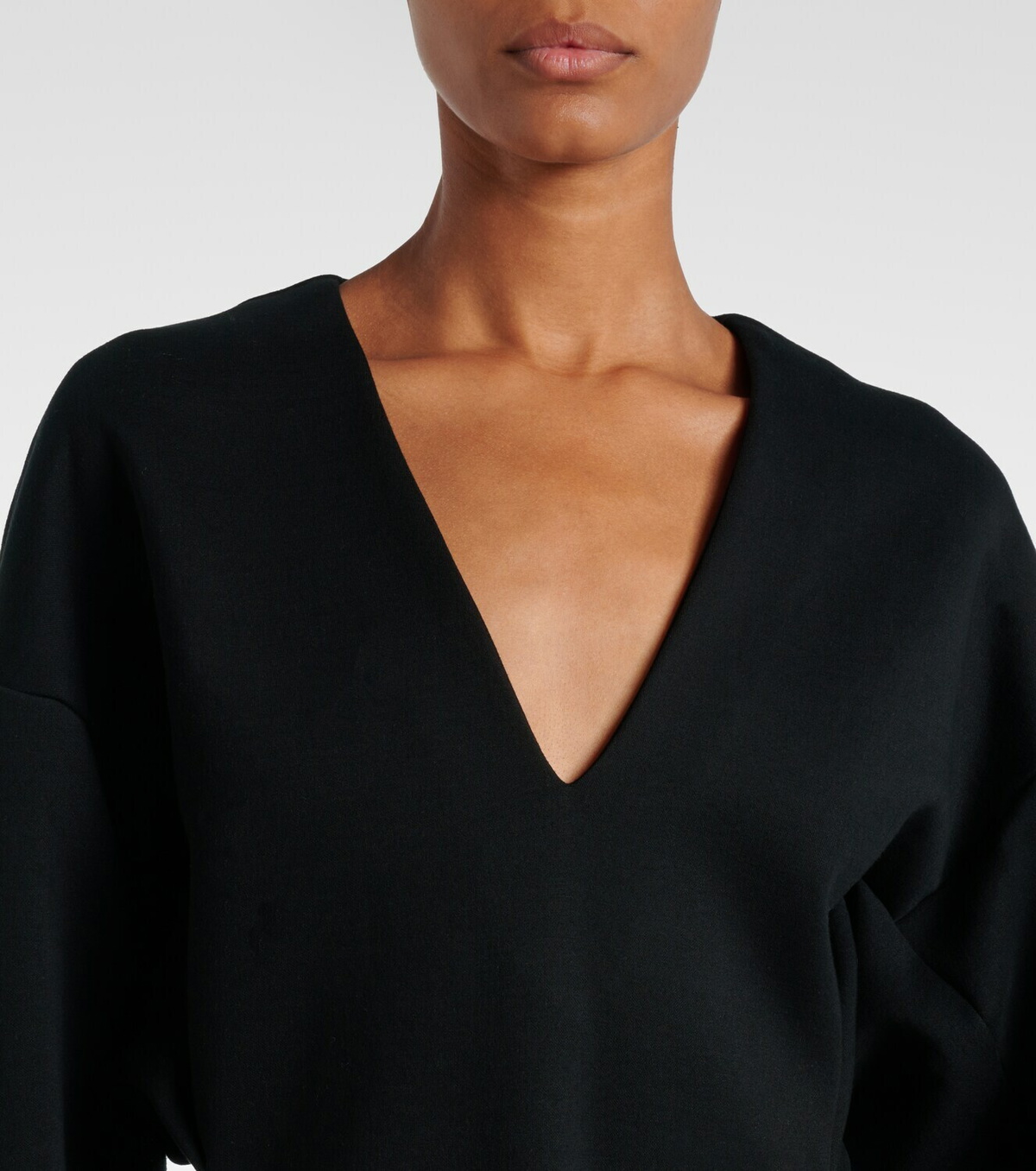 Plan C Cotton-blend midi dress